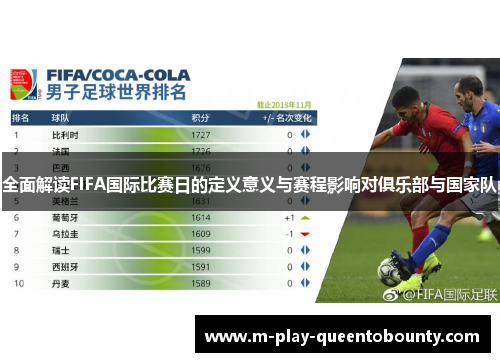 全面解读FIFA国际比赛日的定义意义与赛程影响对俱乐部与国家队 全面解读FIFA国际比赛日的定义意义与赛程影响对俱乐部与国家队